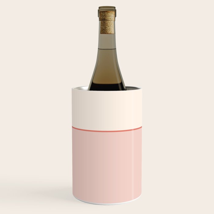 Subtle Spring Color Block - Soft Pink Wine Chiller Gallery Image 3
