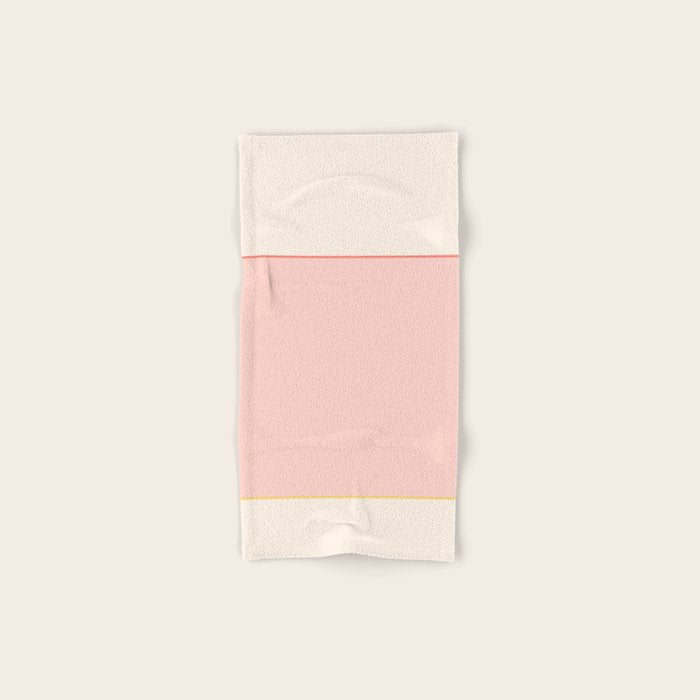 Subtle Spring Color Block - Soft Pink Towels Gallery Image 1