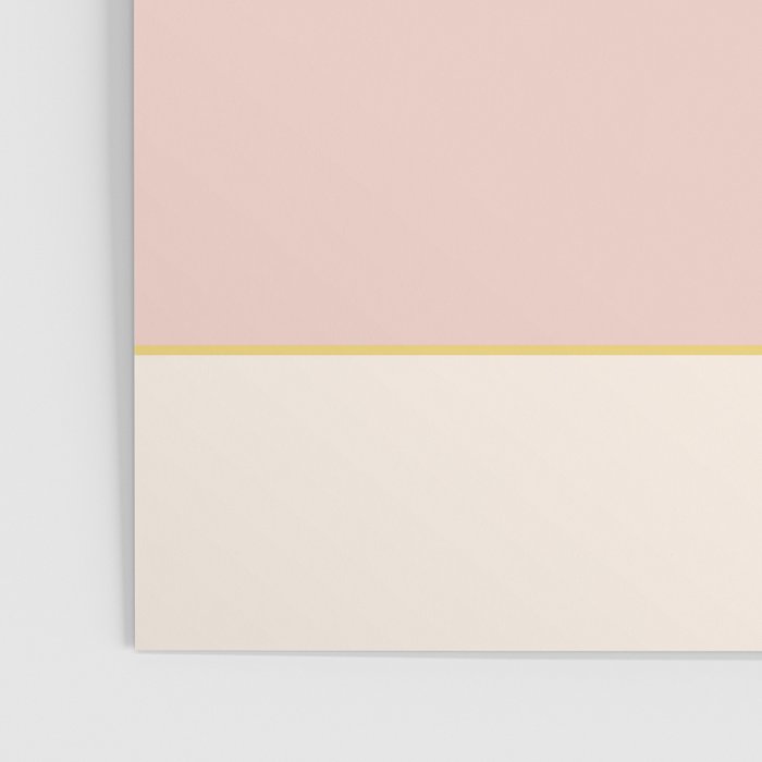 Subtle Spring Color Block - Soft Pink Poster Gallery Image 3