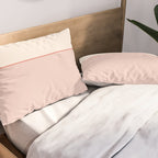 Subtle Spring Color Block - Soft Pink Pillow Sham Gallery Image 2