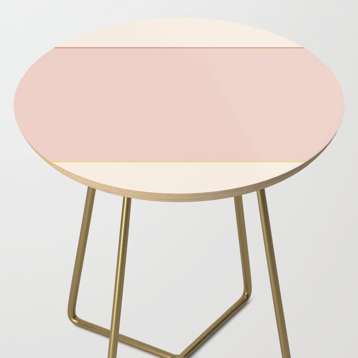 Subtle Spring Color Block - Soft Pink Side Table Gallery Image 2