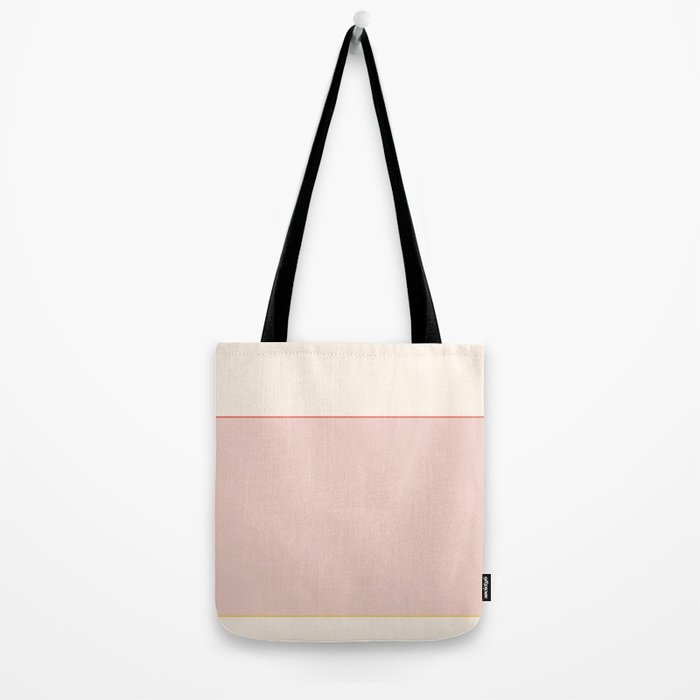 Subtle Spring Color Block - Soft Pink Tote Bag Gallery Image 2