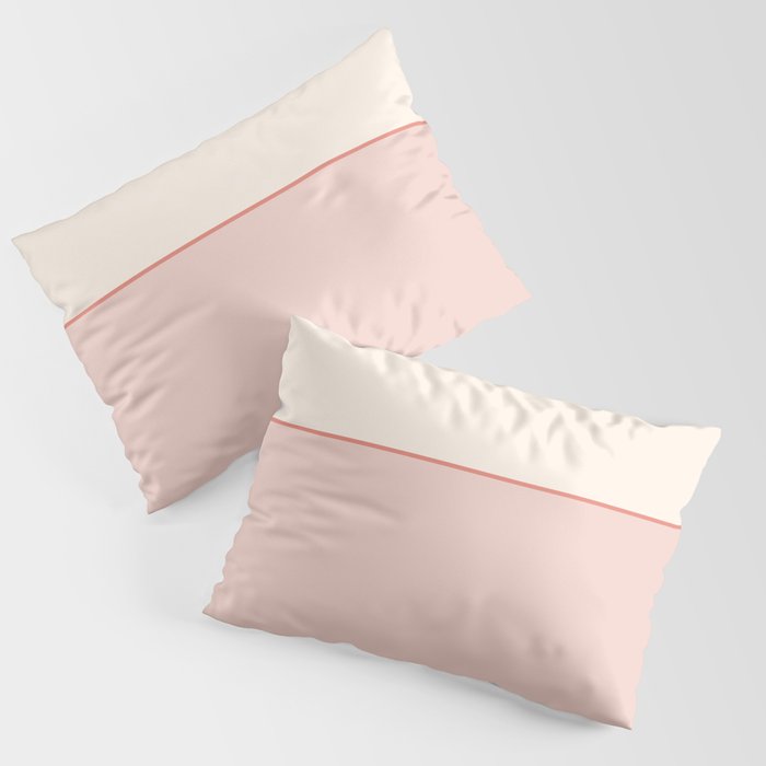 Subtle Spring Color Block - Soft Pink Pillow Sham Gallery Image 3