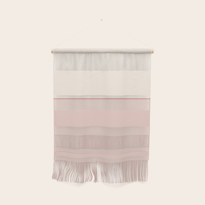 Subtle Spring Color Block - Soft Pink Wall Hanging Gallery Image 1