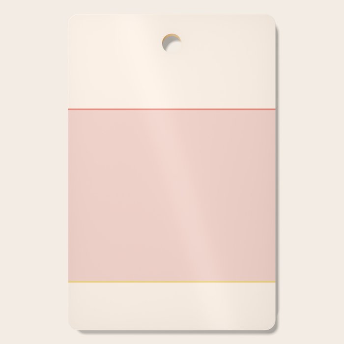 Subtle Spring Color Block - Soft Pink Cutting Board Gallery Image 1