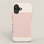 Subtle Spring Color Block - Soft Pink iPhone Case Gallery Image 1