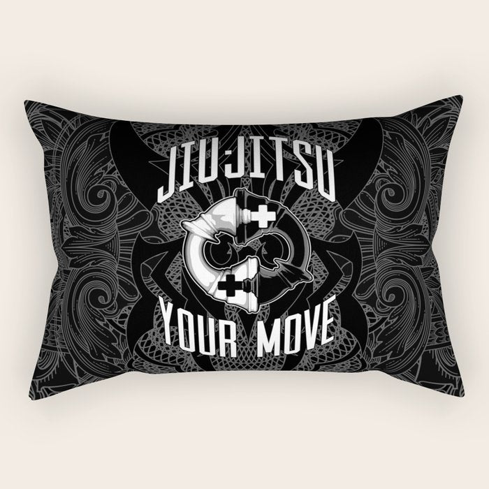 Brazilian Jiu-jitsu Chess Kings Rectangular Pillow Gallery Image 2