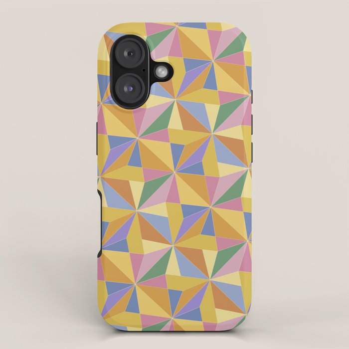 Kaleidoscope Tile Pattern IX Bright Colorful Summer iPhone Case Gallery Image 1
