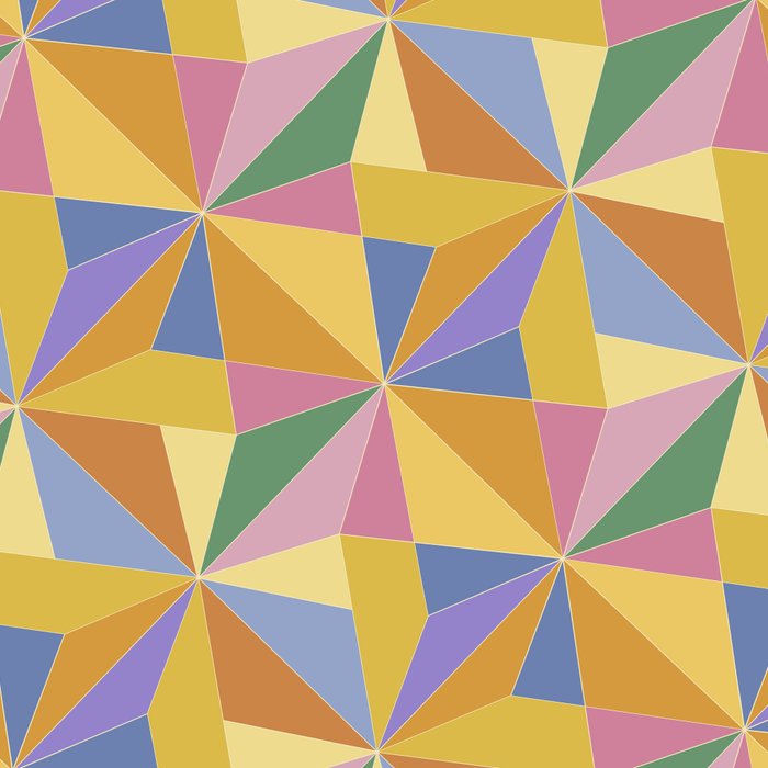 Kaleidoscope Tile Pattern IX Bright Colorful Summer Coffee Mug Gallery Image 2