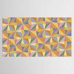 Kaleidoscope Tile Pattern IX Bright Colorful Summer Tablecloth Gallery Image 2