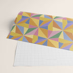 Kaleidoscope Tile Pattern IX Bright Colorful Summer Wrapping Paper Gallery Image 2