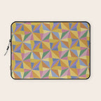 Kaleidoscope Tile Pattern IX Bright Colorful Summer Laptop Sleeve Gallery Image 1