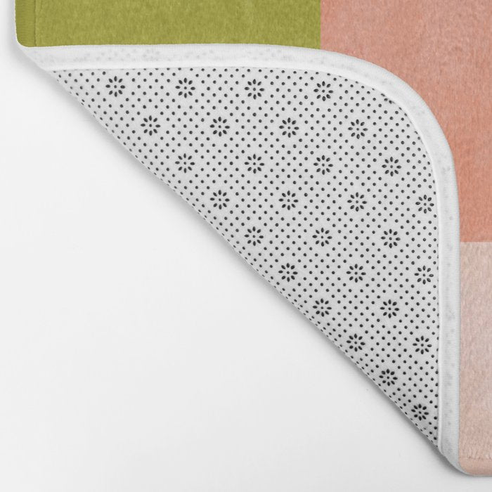 mid century abstract shapes spring I Bath Mat Gallery Image 2