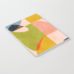 mid century abstract shapes spring I Notebook Gallery Image 3