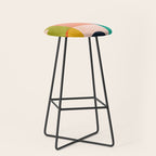 mid century abstract shapes spring I Stool Gallery Image 1