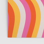 Wavy Retro Stripes Poster Gallery Image 3