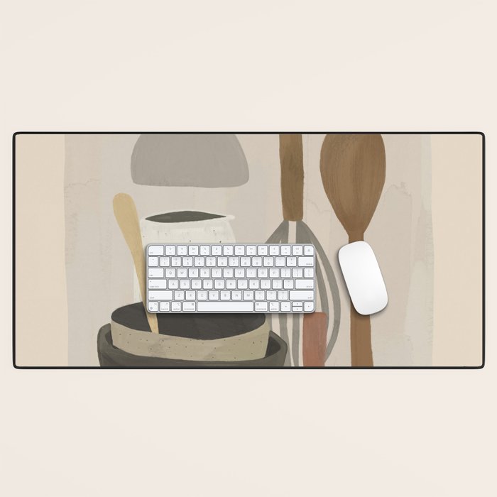 Kitchen Still Life II  Desk Mat Gallery Image 1