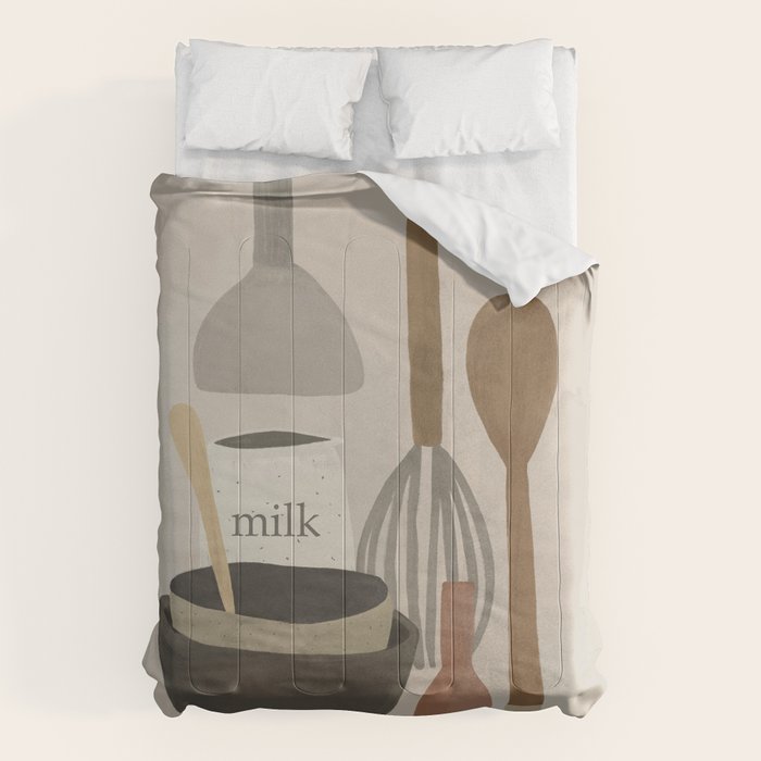 Kitchen Still Life II  Comforter Gallery Image 1