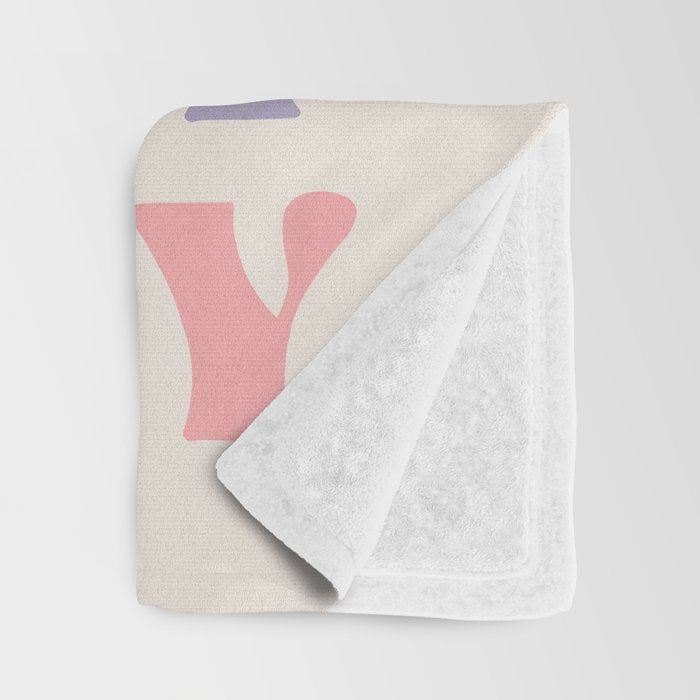 Howdy Colorful Retro Quote Throw Blanket Gallery Image 3