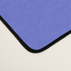 Pop Swirl Wavy Minimalist Abstract Pattern Blue and Hot Pink Desk Mat Gallery Image 4