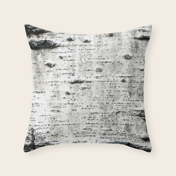 Aspen Tree Grand Teton National Park Throw Pillow Gallery Image 1