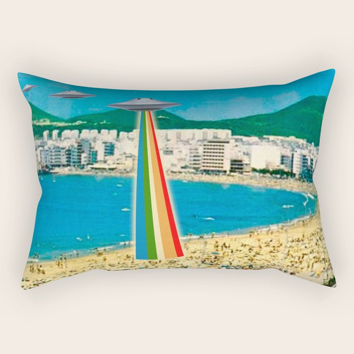A Summer Vacation Rectangular Pillow Gallery Image 1
