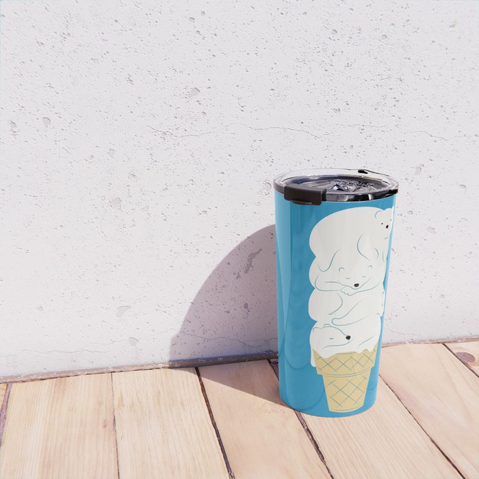 Polar Bear Ice Cream Travel Mug Gallery Image 4