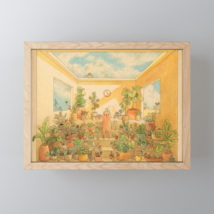 Plant Collector Mini Art Print Gallery Image 1