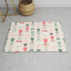 Holiday Bow Cocktails Rug Gallery Image 1
