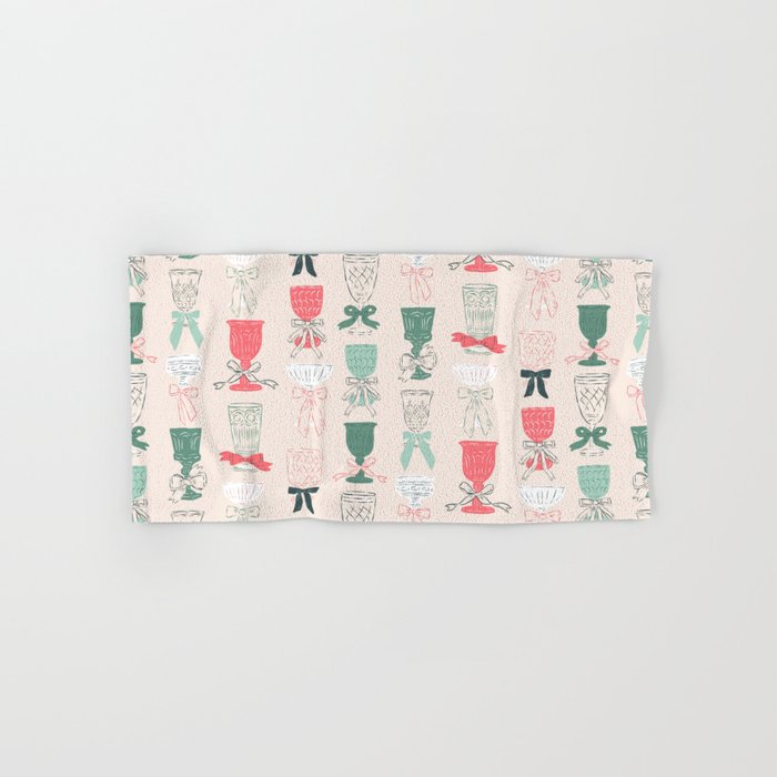 Holiday Bow Cocktails Bath Towel Gallery Image 1