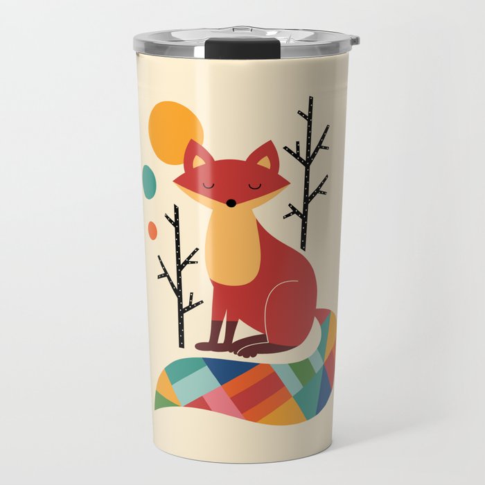 Rainbow Fox Travel Mug Gallery Image 1