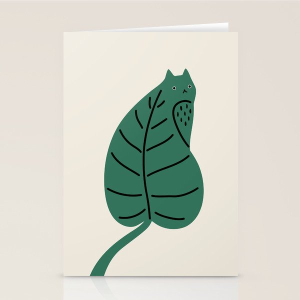 Cat and Plant 27 Stationery Card Gallery Image 1