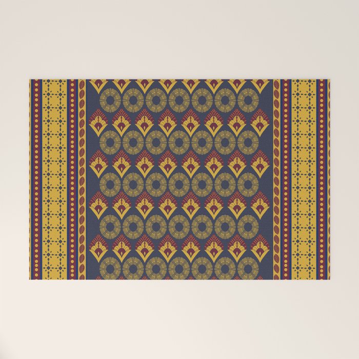 Sunset French Country Riviera Linen 1 Welcome Mat Gallery Image 1