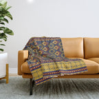 Sunset French Country Riviera Linen 1 Throw Blanket Gallery Image 1