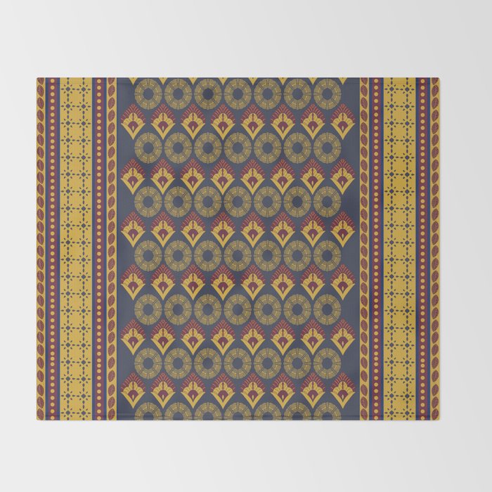 Sunset French Country Riviera Linen 1 Throw Blanket Gallery Image 2
