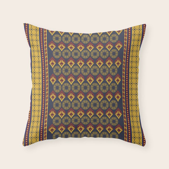 Sunset French Country Riviera Linen 1 Throw Pillow Gallery Image 6