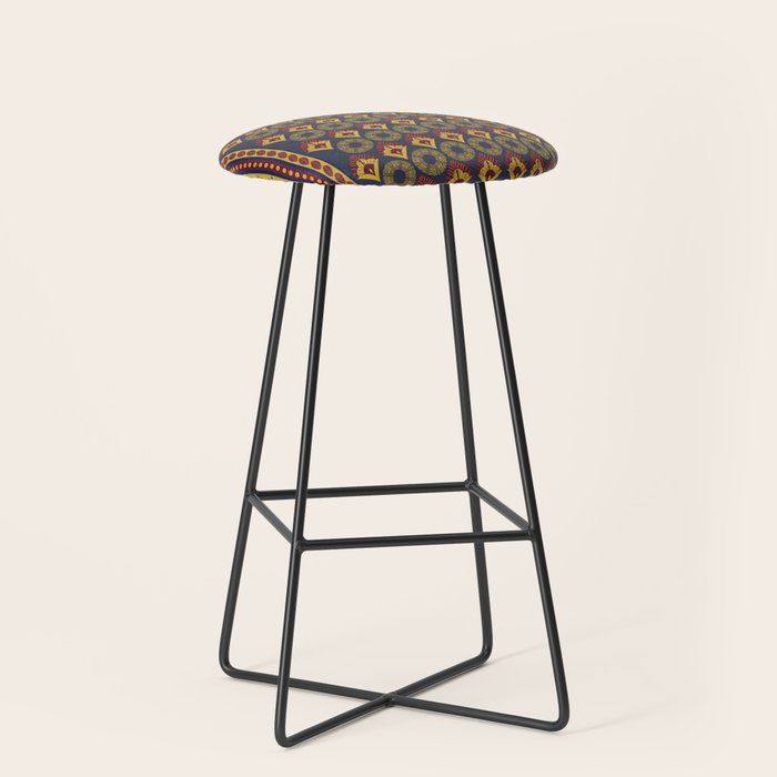 Sunset French Country Riviera Linen 1 Stool Gallery Image 1