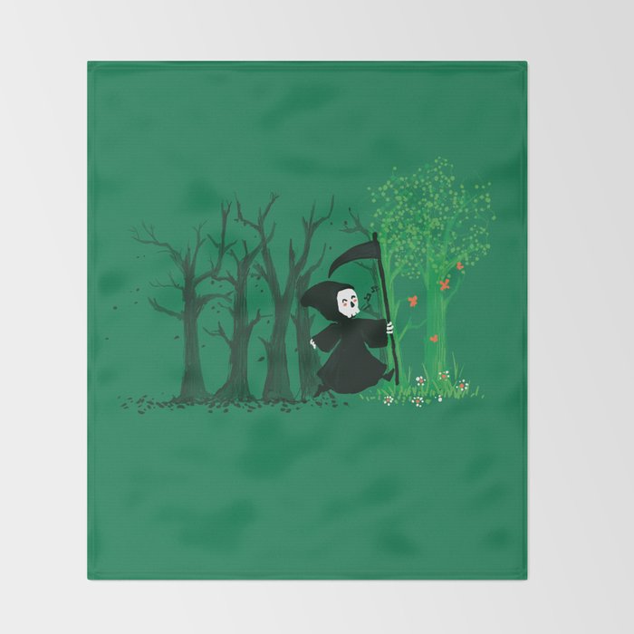 The hills WERE alive Throw Blanket Gallery Image 2