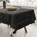 Hey Baby Take a Walk on the Wild Side -  70s Lou Reed quote street art neon retro typography Tablecloth Gallery Image 3