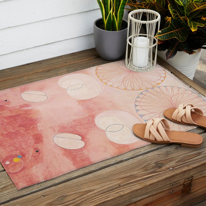 Hilma af Klint - The Ten Largest, No. 9, Old Age Outdoor Rug Gallery Image 2