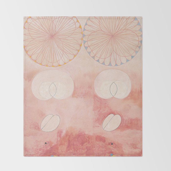Hilma af Klint - The Ten Largest, No. 9, Old Age Throw Blanket Gallery Image 2