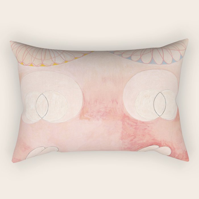 Hilma af Klint - The Ten Largest, No. 9, Old Age Rectangular Pillow Gallery Image 1
