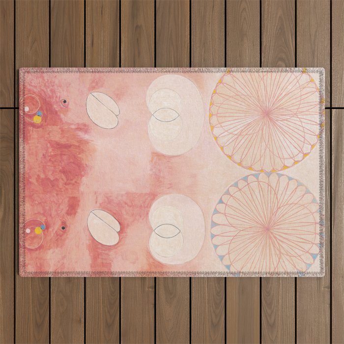 Hilma af Klint - The Ten Largest, No. 9, Old Age Outdoor Rug Gallery Image 1