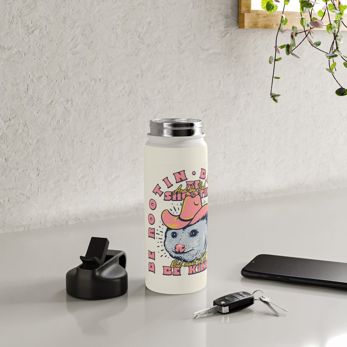 Rootin Tootin Shootin | Possum Cowboy Advice | Space Cowgirl Country Style | Possum  Water Bottle Gallery Image 4
