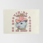 Rootin Tootin Shootin | Possum Cowboy Advice | Space Cowgirl Country Style | Possum  Rug Gallery Image 2