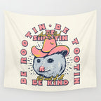 Rootin Tootin Shootin | Possum Cowboy Advice | Space Cowgirl Country Style | Possum  Wall Tapestry Gallery Image 4