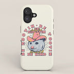 Rootin Tootin Shootin | Possum Cowboy Advice | Space Cowgirl Country Style | Possum  iPhone Case Gallery Image 1