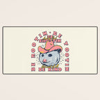 Rootin Tootin Shootin | Possum Cowboy Advice | Space Cowgirl Country Style | Possum  Desk Mat Gallery Image 3