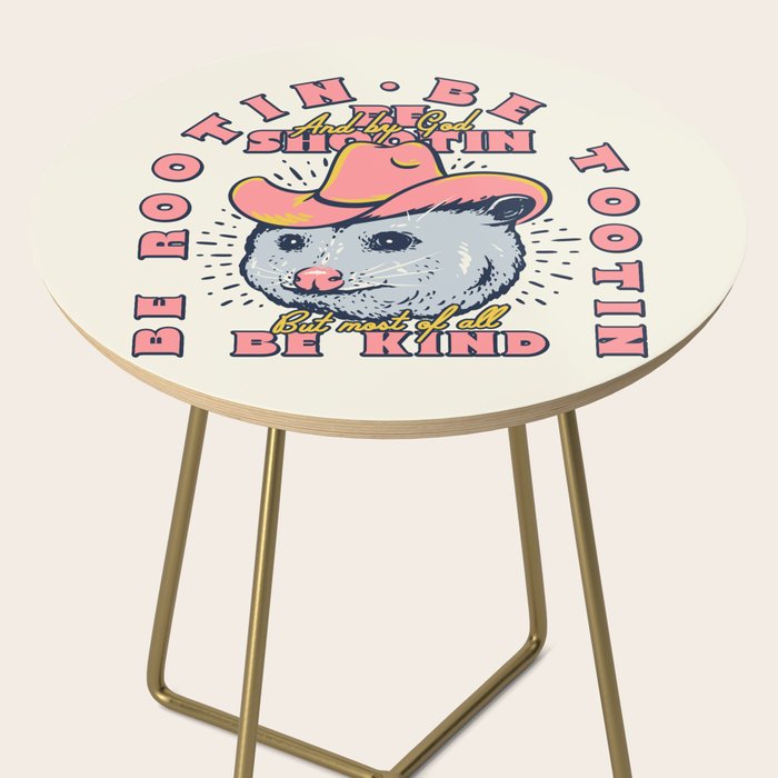 Rootin Tootin Shootin | Possum Cowboy Advice | Space Cowgirl Country Style | Possum  Side Table Gallery Image 2