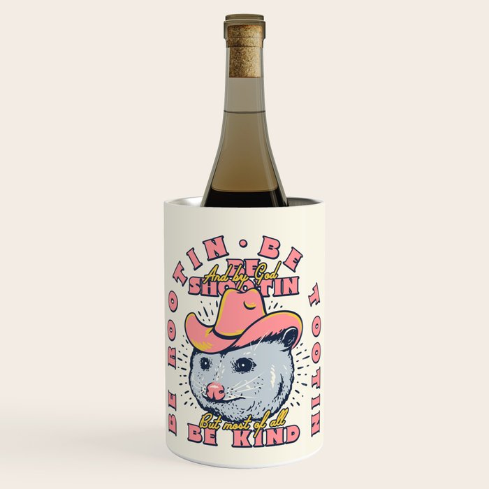 Rootin Tootin Shootin | Possum Cowboy Advice | Space Cowgirl Country Style | Possum  Wine Chiller Gallery Image 1